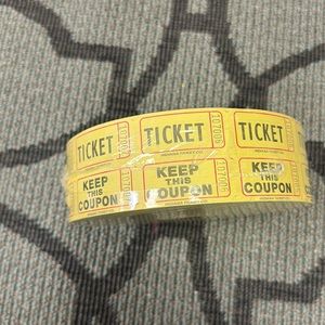 2,000 Yellow Raffle Tickets
